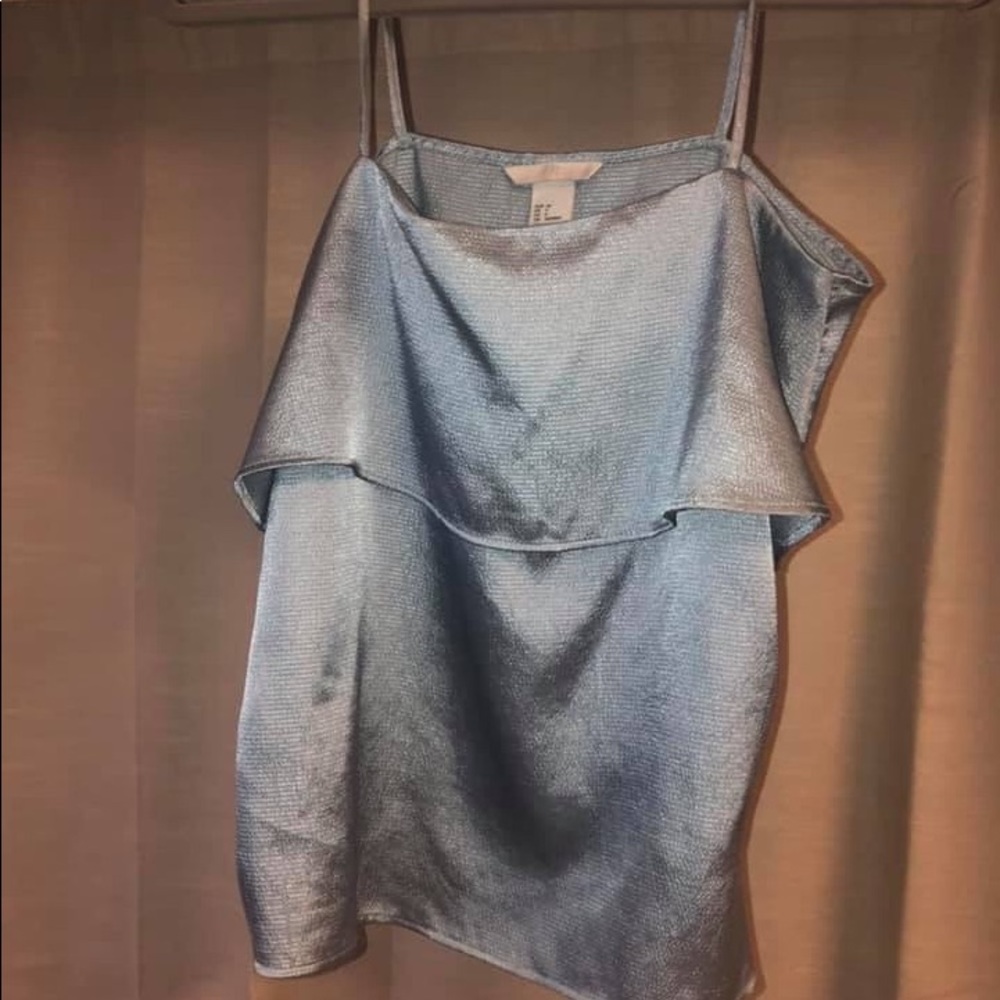 H&M silk top